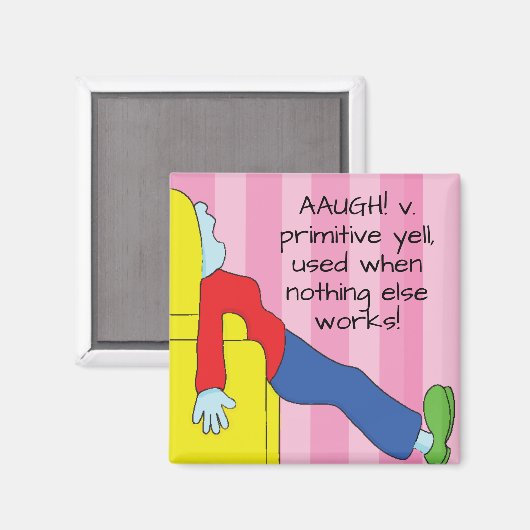 Magnet Square Mam's primitieve Yell (Voorkant / Achterkant)