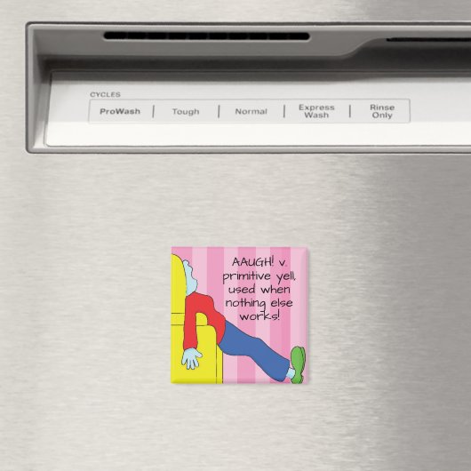 Magnet Square Mam's primitieve Yell (Insitu (Vaatwasser))