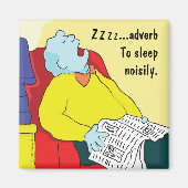 Magnet Square to Sleep luisily (Voorkant)