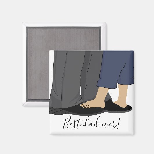 Magnet Square Vaderdag (Voorkant / Achterkant)