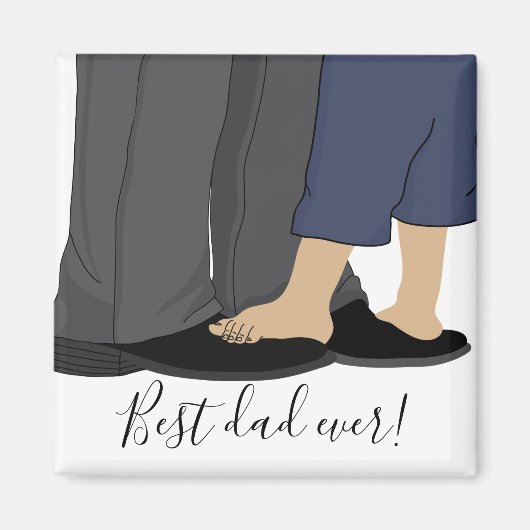 Magnet Square Vaderdag (Voorkant)