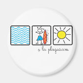 Magnet surf boy waves sxm (Voorkant)