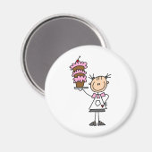 Magnet Taart Bakken (Voorkant / Achterkant)
