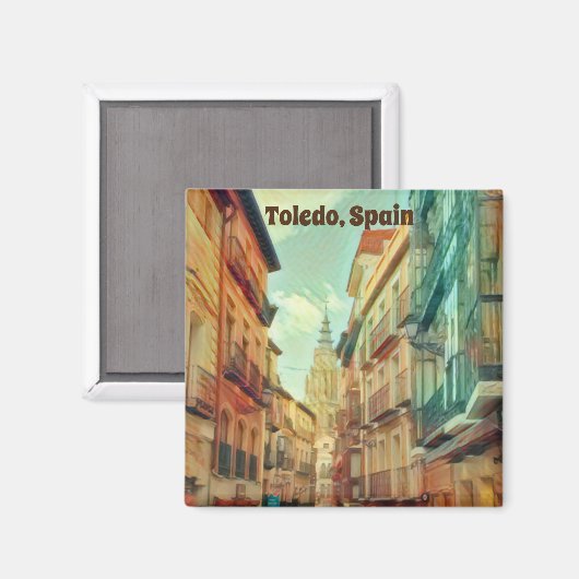 Magnet Toledo Spanje (Voorkant / Achterkant)