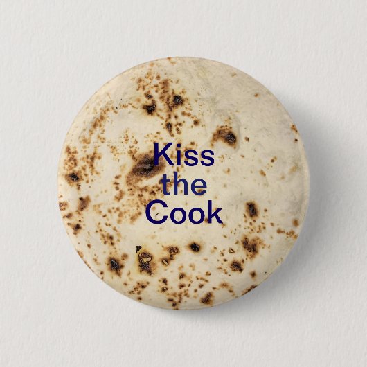 Magnet Tortilla bloem keuken Ronde Button 5,7 Cm (Voorkant)