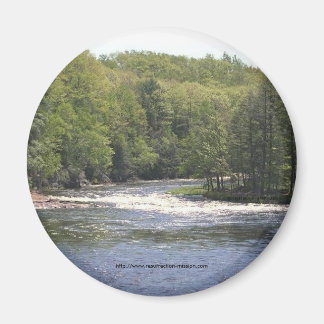 Magnet-Upper New York Bomen en rivier Magneet