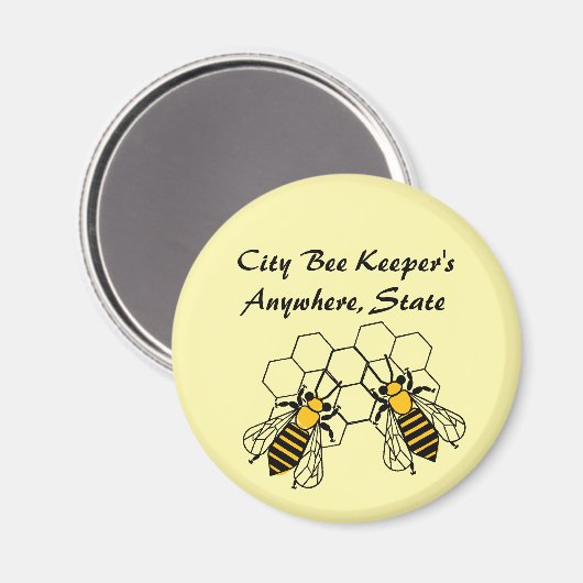 Magnet - Urban Bee Keeper Group (Voorkant / Achterkant)