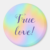 Magnet van de Magnet van de Rainbow Wedding Magnet (Voorkant)