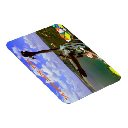 Magnet van de Oasis, Austin Texas Magneet (Rechterzijde)