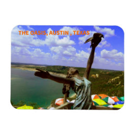 Magnet van de Oasis, Austin Texas Magneet