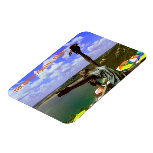 Magnet van de Oasis, Austin Texas Magneet (Linkerzijde)