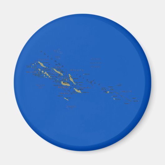 Magnet van de Salomonseilanden (Voorkant)