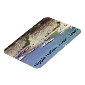 Magnet van Hippie Hollow, Austin Texas Magneet (Linkerzijde)