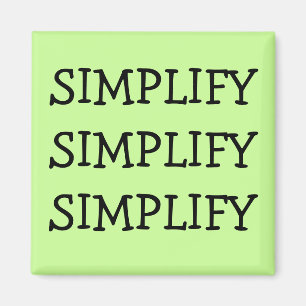 MAGNET VEREENVOUDIGEN