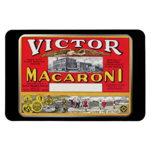 Magnet - Victor Macaroni, van Gallery Gifts Magneet