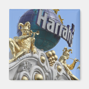 Magnet, vierkant, Las Vegas, Harrah's Magneet