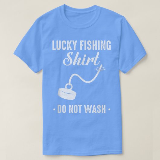 Magnet Vissen Fisherman T-shirt (Design voorkant)
