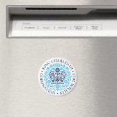Magnet voor 2023 Coronatie - Blauw (Insitu (Vaatwasser))