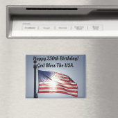 Magnet voor America's 250e verjaardag (Insitu (Vaatwasser))