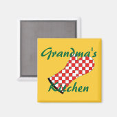 Magnet voor oma's keuken (Voorkant / Achterkant)
