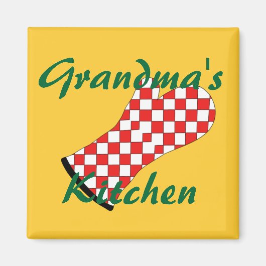 Magnet voor oma's keuken (Voorkant)