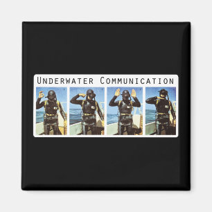 Magnet voor onderwatercommunicatie