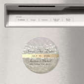 Magnet voor uitnodiging voor strandbruiloft om de  (Insitu (Vaatwasser))