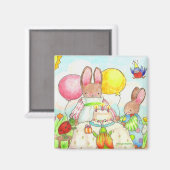 magnet voor verjaardagsfeest (Voorkant / Achterkant)