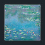 MAGNET: "WATERLIES" PER MONET MAGNEET<br><div class="desc">"WATERLITEITEN" VAN CLAUDE MONET</div>