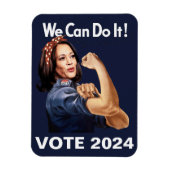 MAGNET - We Can Do It - Kamala 2024 Magneet (Verticaal)