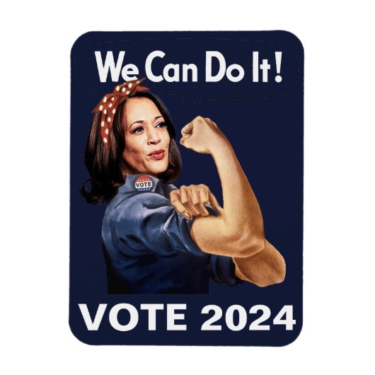 MAGNET - We Can Do It - Kamala 2024 Magneet (Verticaal)