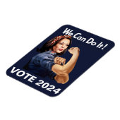 MAGNET - We Can Do It - Kamala 2024 Magneet (Linkerzijde)