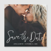 Magnet Wedding sparen de Uitnodiging van de Datum Magnetische Uitnodiging (Voorkant)