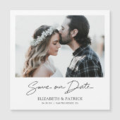 Magnet Wedding sparen de Uitnodiging van de Datum Magnetische Uitnodiging (Voorkant)