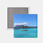 Magnet Welcome to Bora Bora door Paradise Spirit (Voorkant / Achterkant)