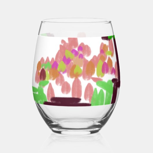 Magnet Wijnglas Zonder Voet (Voorkant)