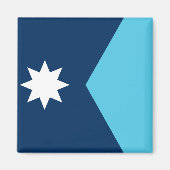Magnet with Flag of Minnesota, USA (Voorkant)