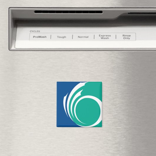 Magnet with Flag of Ottawa, Canada (Insitu (Vaatwasser))