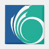 Magnet with Flag of Ottawa, Canada (Voorkant)