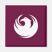 Magnet with Flag of Phoenix City, Arizona (Voorkant)