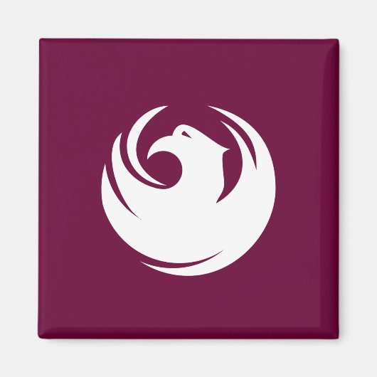 Magnet with Flag of Phoenix City, Arizona (Voorkant)