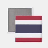 Magnet with Flag of Thailand (Voorkant / Achterkant)