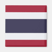 Magnet with Flag of Thailand (Voorkant)
