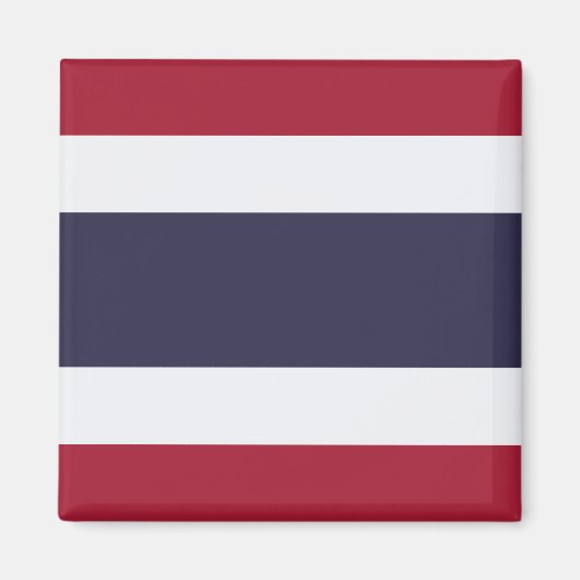 Magnet with Flag of Thailand (Voorkant)