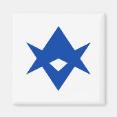 Magnet with Flag of Toyota City (Voorkant)