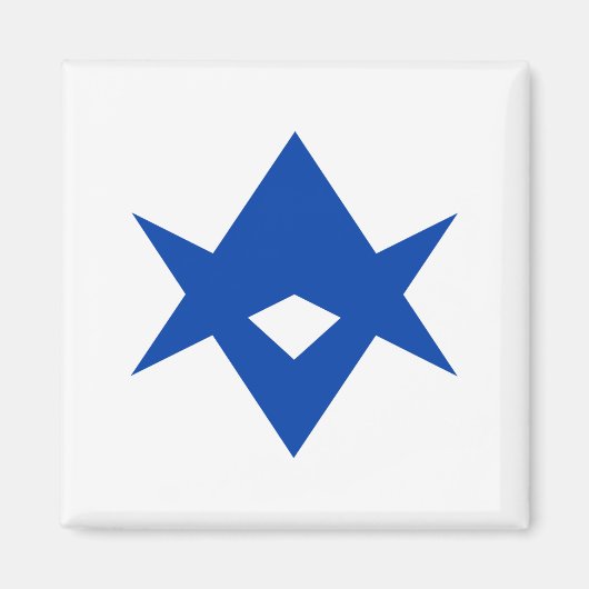 Magnet with Flag of Toyota City (Voorkant)