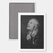 Magnet with my drawing of Sting (Voorkant / Achterkant)