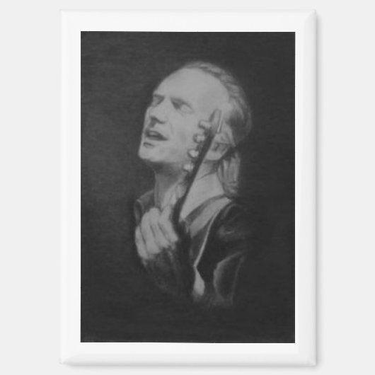 Magnet with my drawing of Sting (Voorkant)