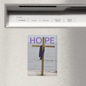 Magnet with picture of Cross on the beach (Insitu (Vaatwasser))