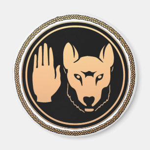 Magnet Wolf Native Art Metis Magnets